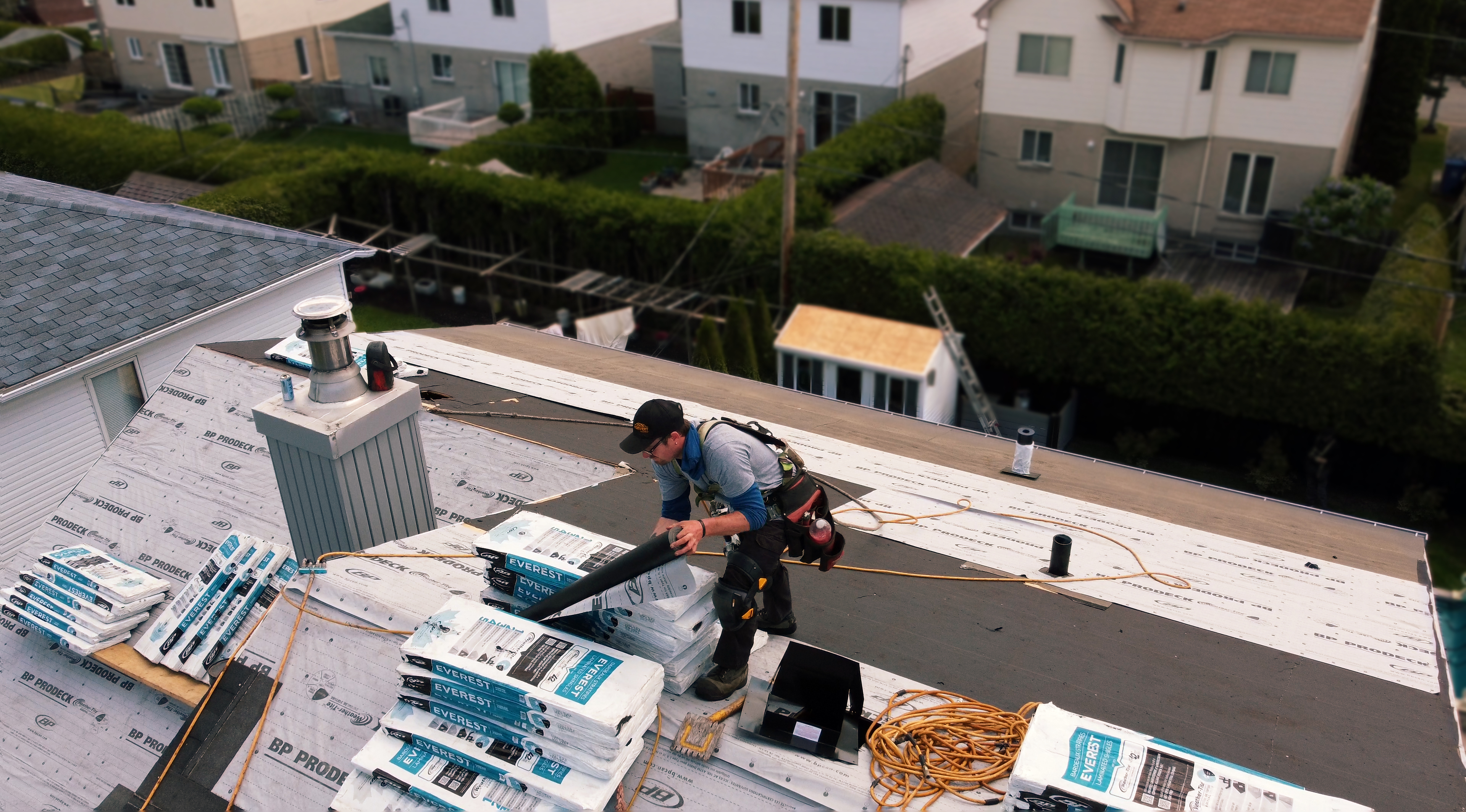 toiture résidentielle sur la Rive-sud